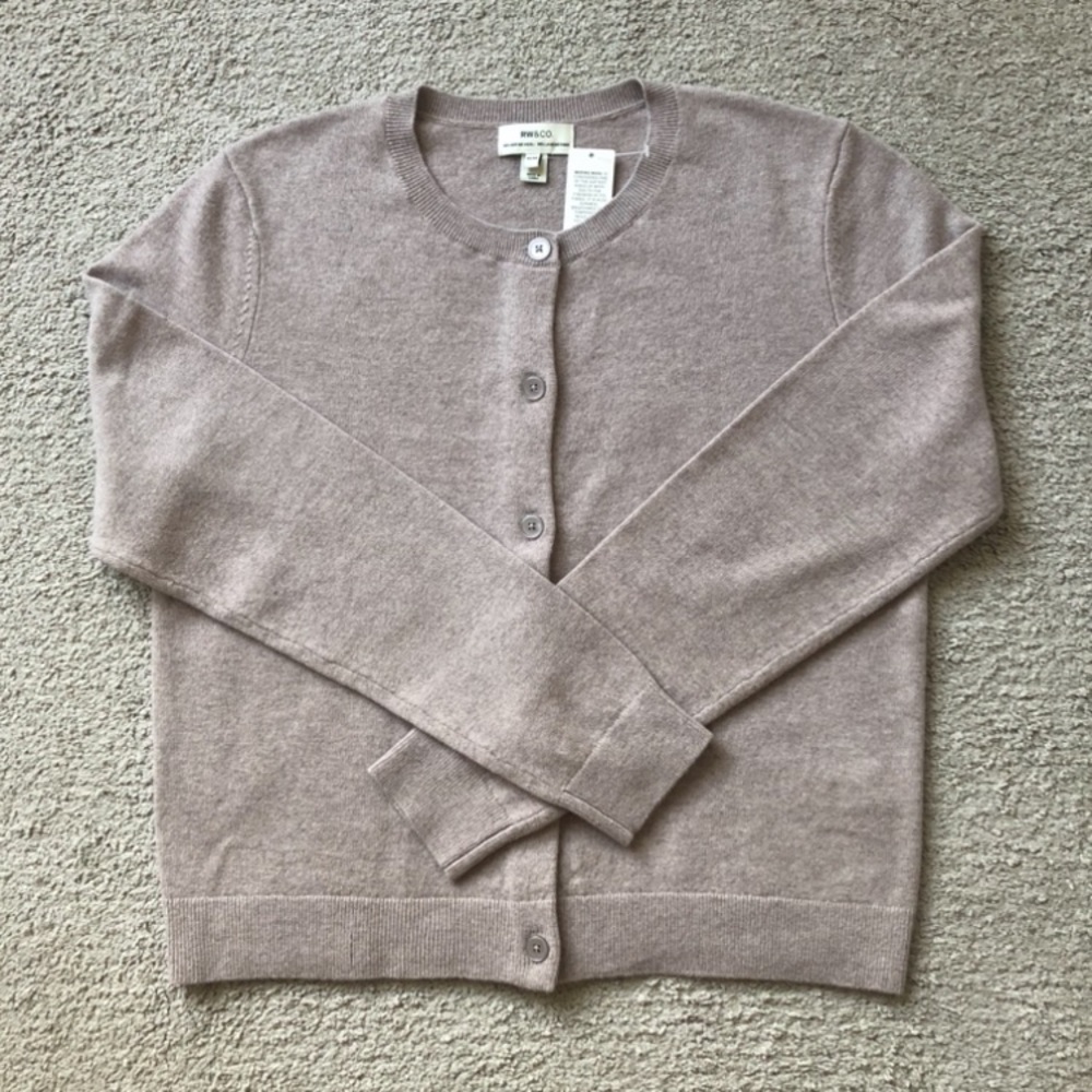 RW&CO. 100% Merino Wool Cardigan.NWOT.